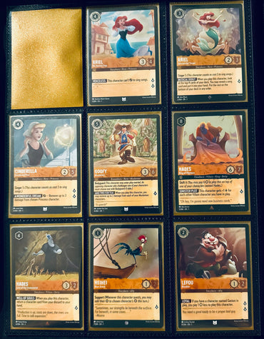 Disney Lorcana - The First Chapter - Complete FOIL Collection (204 Cards)