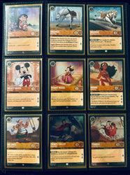 Disney Lorcana - The First Chapter - Complete FOIL Collection (204 Cards)
