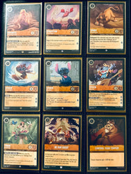 Disney Lorcana - The First Chapter - Complete FOIL Collection (204 Cards)