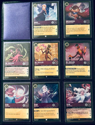 Disney Lorcana - The First Chapter - Complete FOIL Collection (204 Cards)