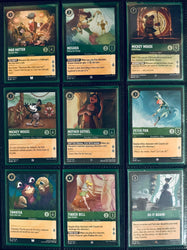 Disney Lorcana - The First Chapter - Complete FOIL Collection (204 Cards)