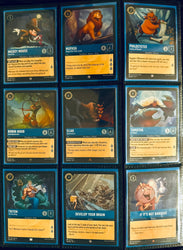 Disney Lorcana - The First Chapter - Complete FOIL Collection (204 Cards)
