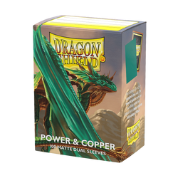 Dragon Shield: Standard 100ct Sleeves - Power and Copper