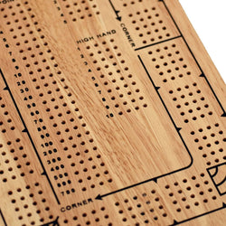 Classic Cribbage Set - Solid Wood  4 Track