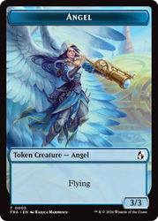 Angel (0003) // Beast Double-Sided Token [Reality Fracture Tokens]
