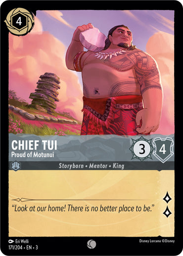 Chief Tui - Proud of Motunui (171/204) [Into the Inklands]