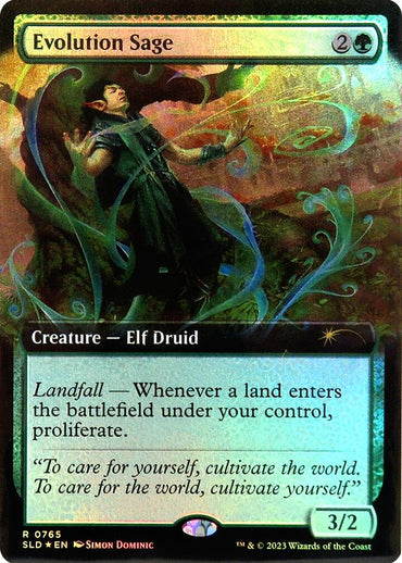 Evolution Sage (Extended Art) [Secret Lair Drop Series]