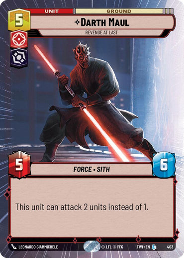 Darth Maul - Revenge At Last (403) (Hyperspace) (403) [Twilight of the Republic]
