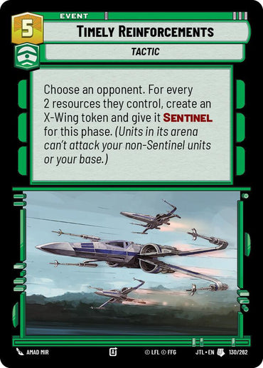 Timely Reinforcements (130/262) (130/262) [Jump to Lightspeed]