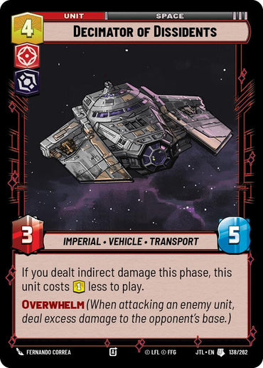 Decimator of Dissidents (138/262) (138/262) [Jump to Lightspeed]