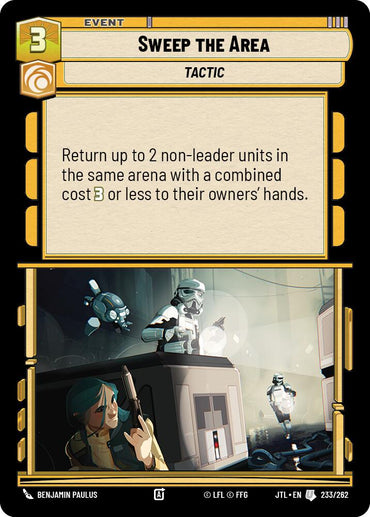 Sweep the Area (233/262) (233/262) [Jump to Lightspeed]