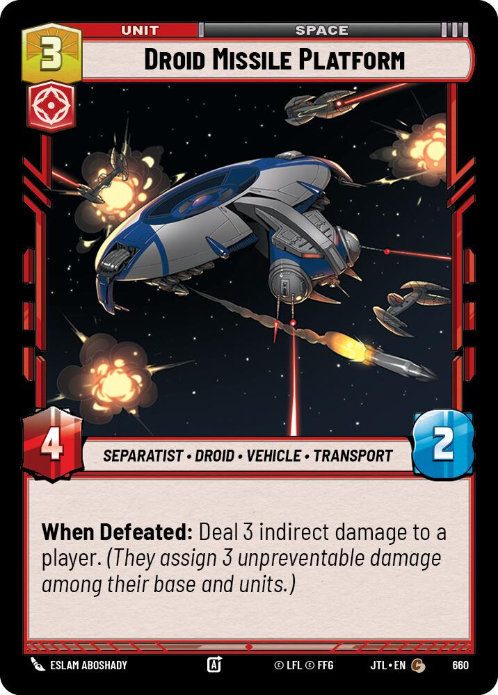 Droid Missile Platform (660) (660) [Jump to Lightspeed]
