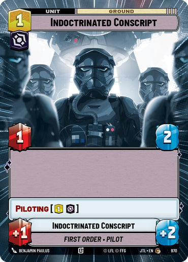 Indoctrinated Conscript (970) (Hyperspace Foil) (970) [Jump to Lightspeed]