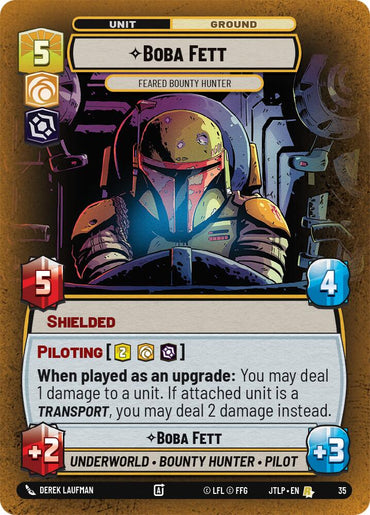 Boba Fett - Feared Bounty Hunter (35) (35) [Jump to Lightspeed: Weekly Play]