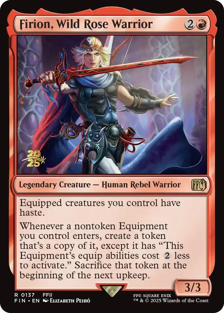 Firion, Wild Rose Warrior [FINAL FANTASY Prerelease Promo]