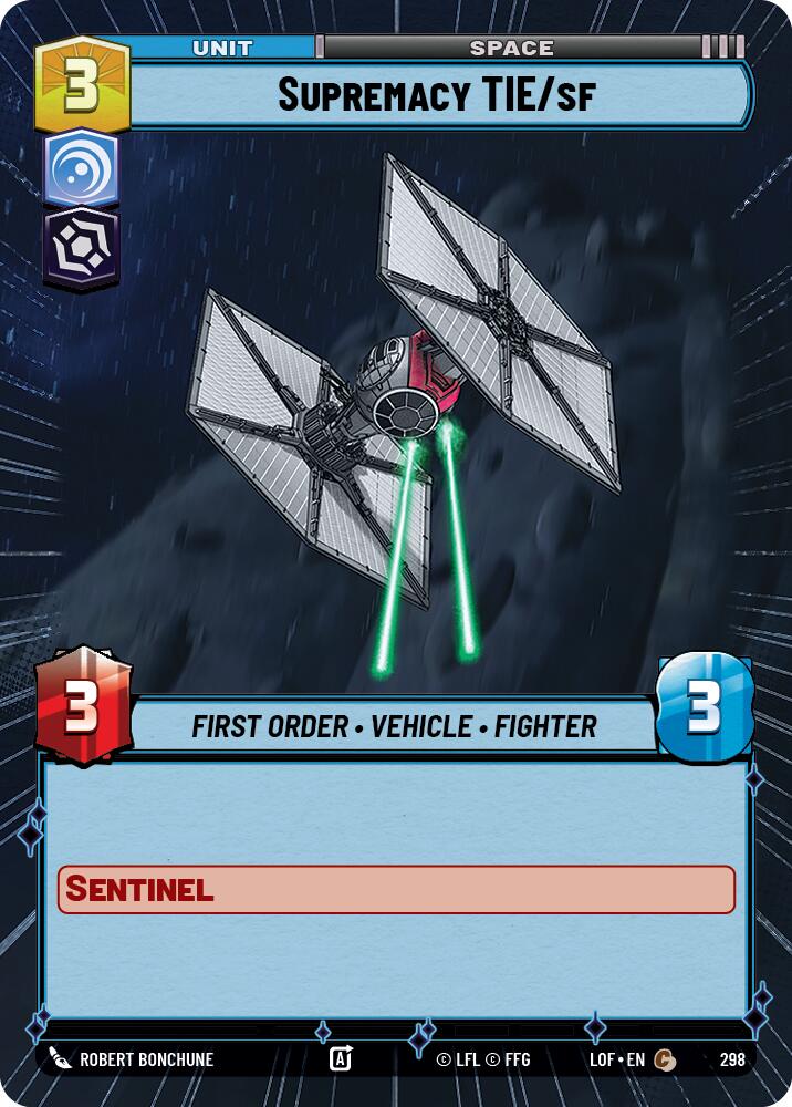 Supremacy TIE/sf (298) (Hyperspace) (298) [Legends of the Force]