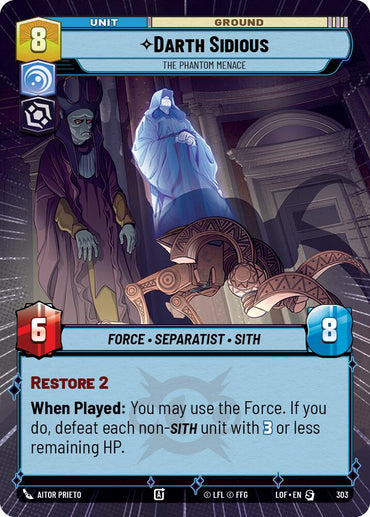 Darth Sidious - The Phantom Menace (303) (Hyperspace) (303) [Legends of the Force]