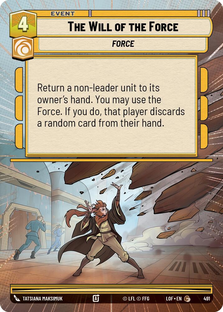 The Will of the Force (491) (Hyperspace) (491) [Legends of the Force]