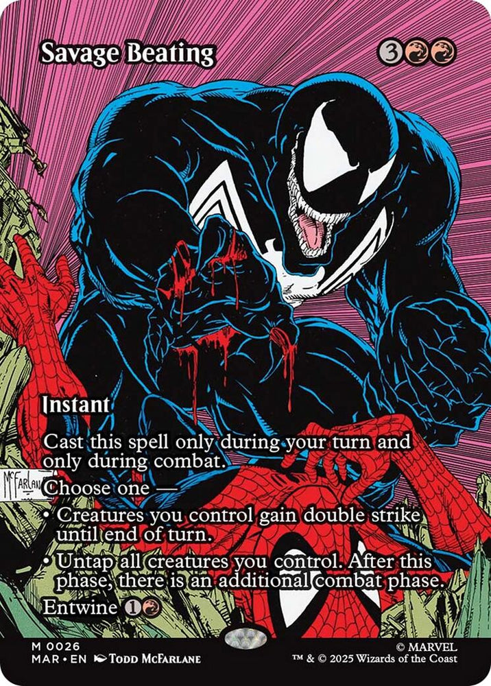 Savage Beating (Borderless) [Marvel Universe: Eternal-Legal]