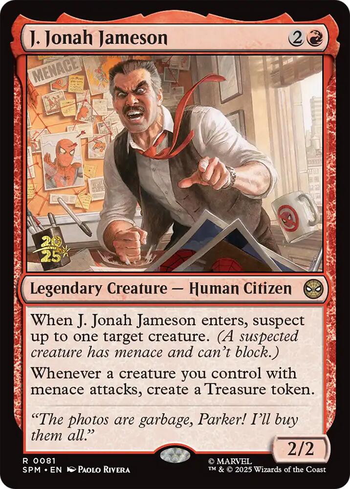 J. Jonah Jameson [Marvel's Spider-Man Prerelease Promos]