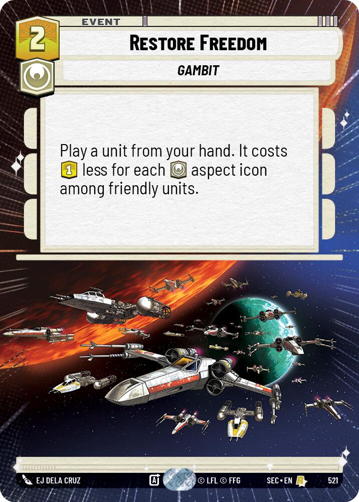 Restore Freedom (521) (Hyperspace) (521) [Secrets of Power]