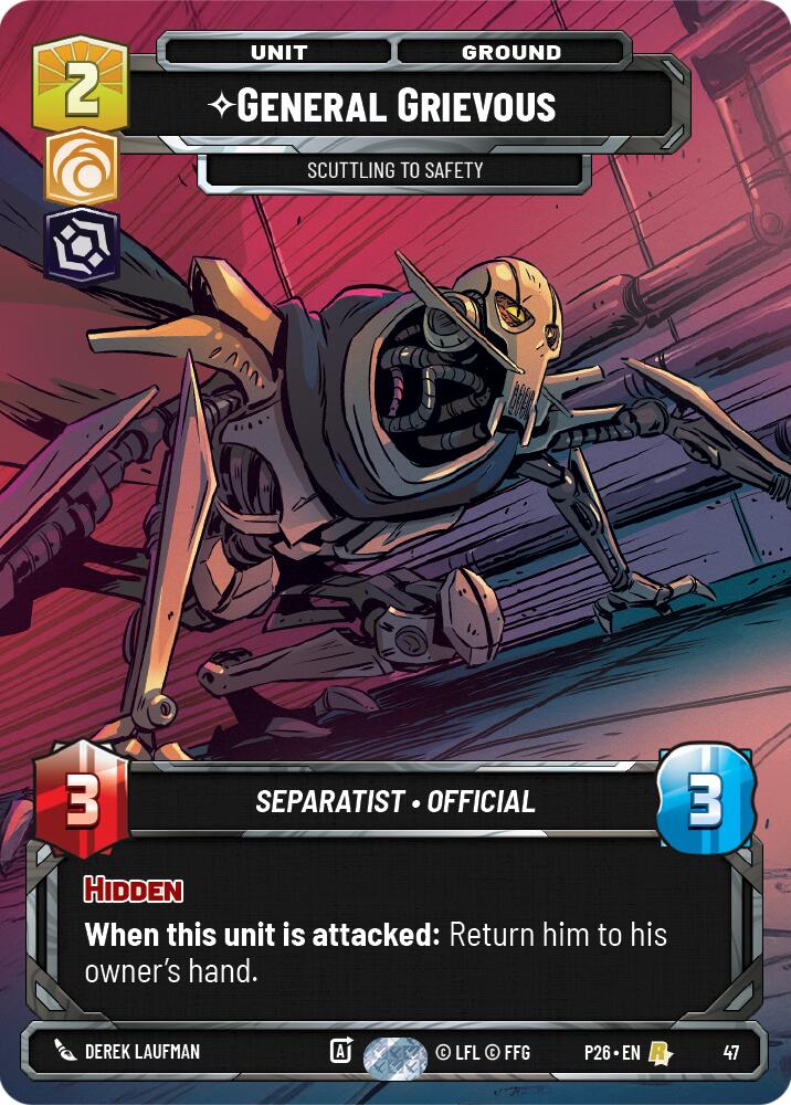 General Grievous - Scuttling to Safety (47) (47) [Sector and Regional Promos: Season 1]