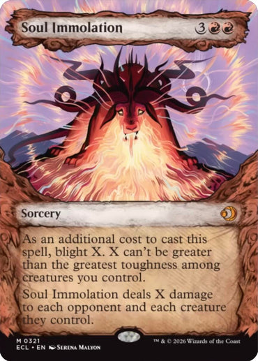 Soul Immolation (Showcase) [Lorwyn Eclipsed]