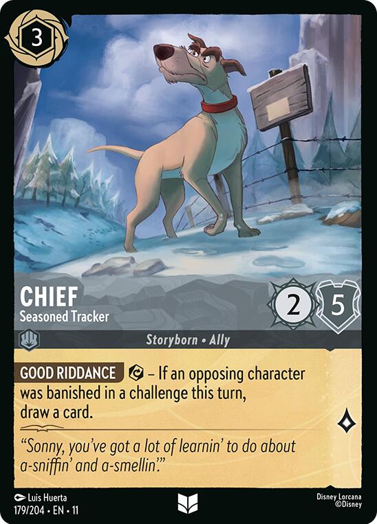 Chief - Seasoned Tracker (179/204) [Winterspell]