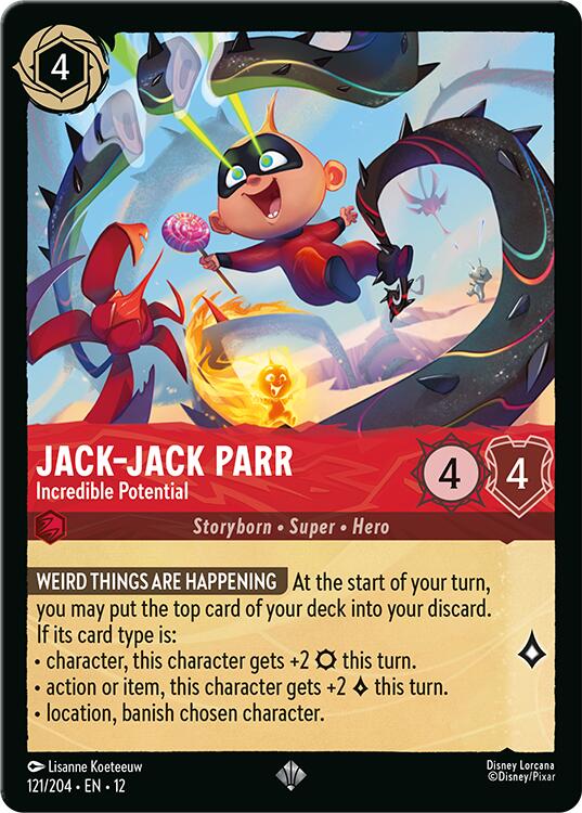Jack-Jack Parr - Incredible Potential (121/204) [Wilds Unknown]