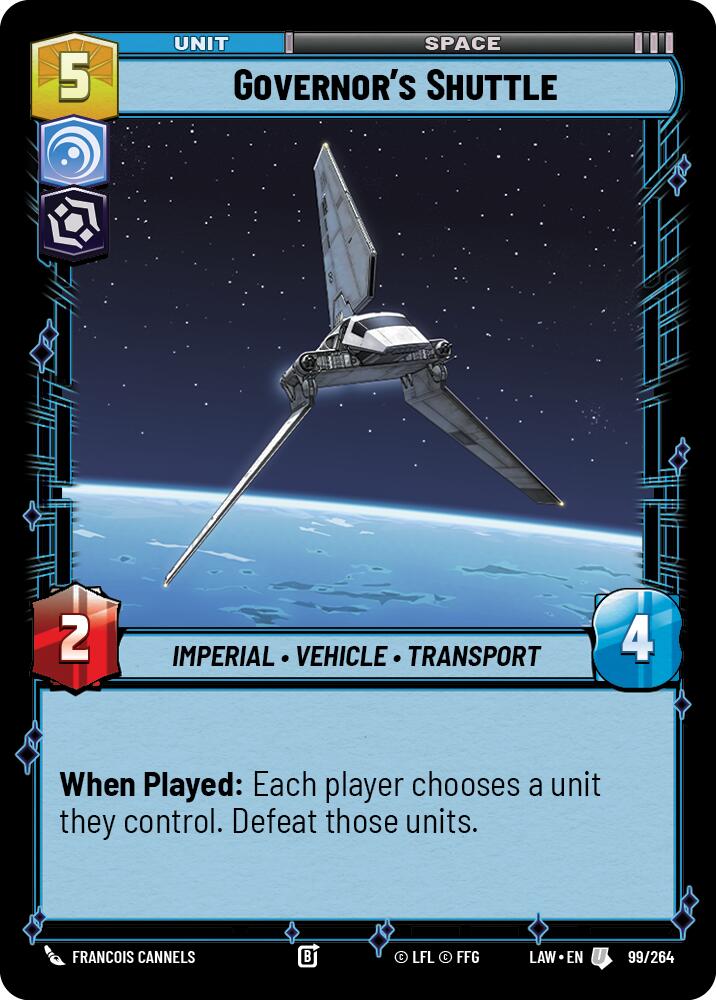 Governor's Shuttle (99/264) (99/264) [A Lawless Time]
