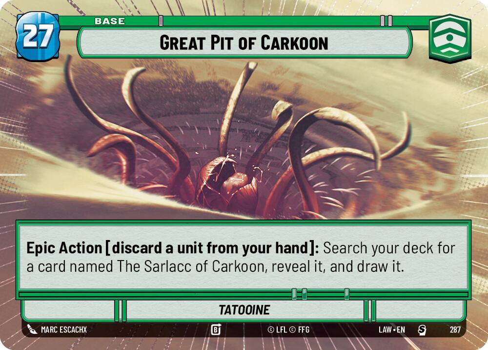 Great Pit of Carkoon (287) (Hyperspace) (287) [A Lawless Time]