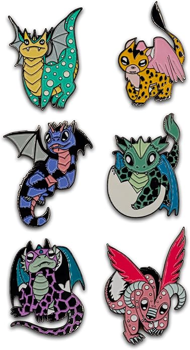 Wyrmspan Enamel Pins