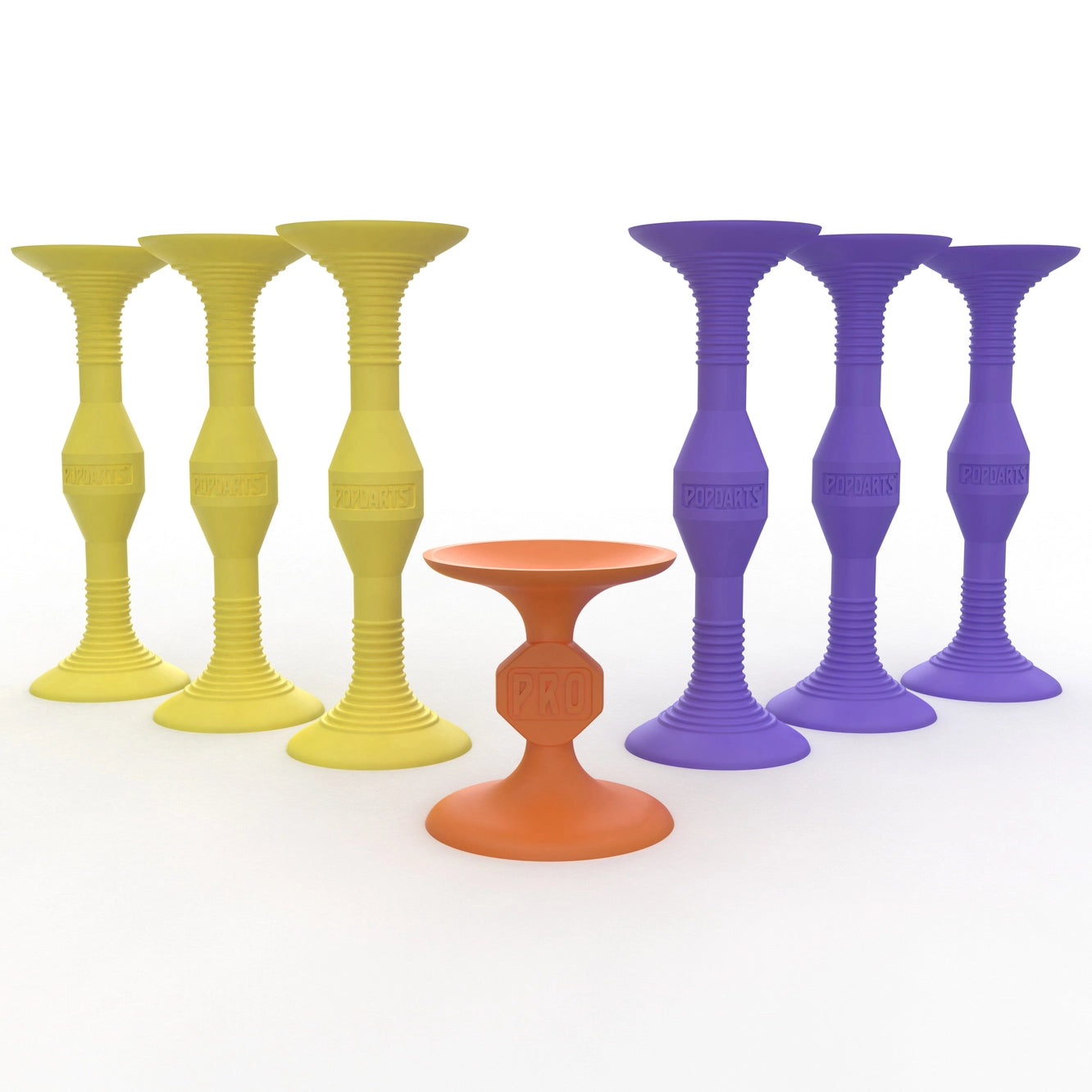 Pop Darts Pro Pack: Purple Yellow