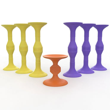 Pop Darts Pro Pack: Purple Yellow