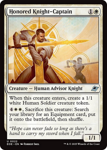 Honored Knight-Captain [Edge of Eternities]