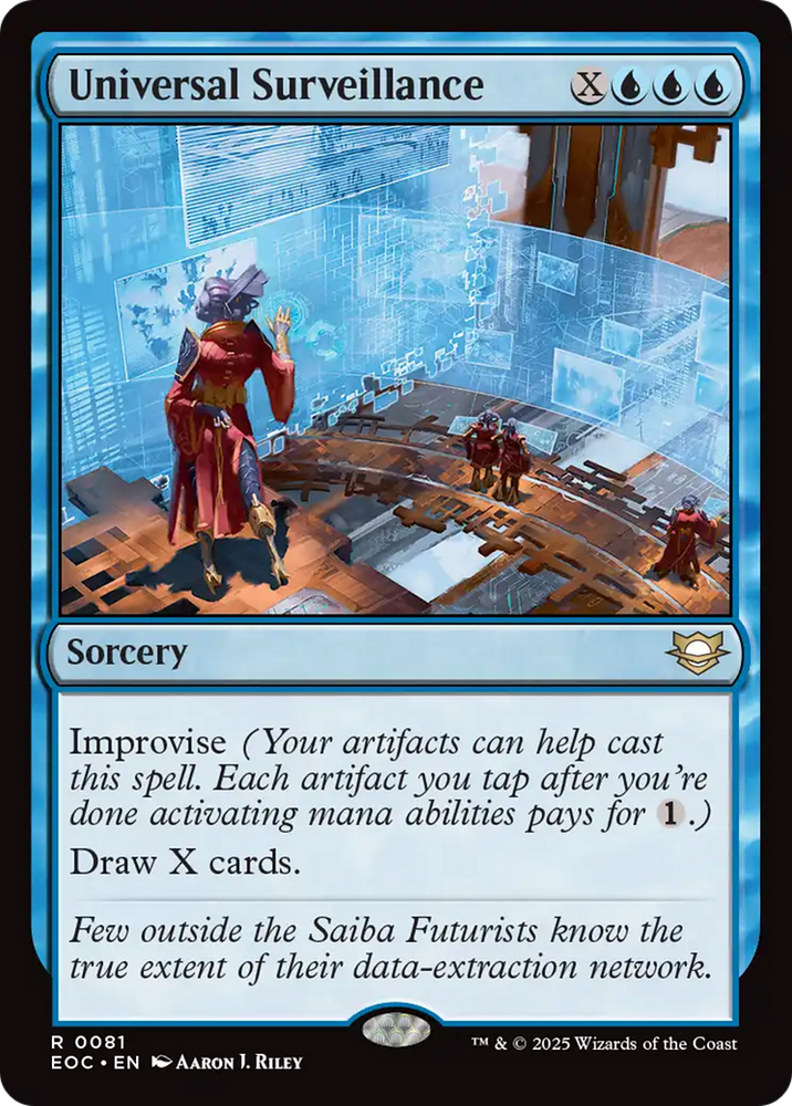 Universal Surveillance [Edge of Eternities Commander]