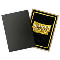 Dragon Shield: Standard 100ct Sleeves - Black and Gold