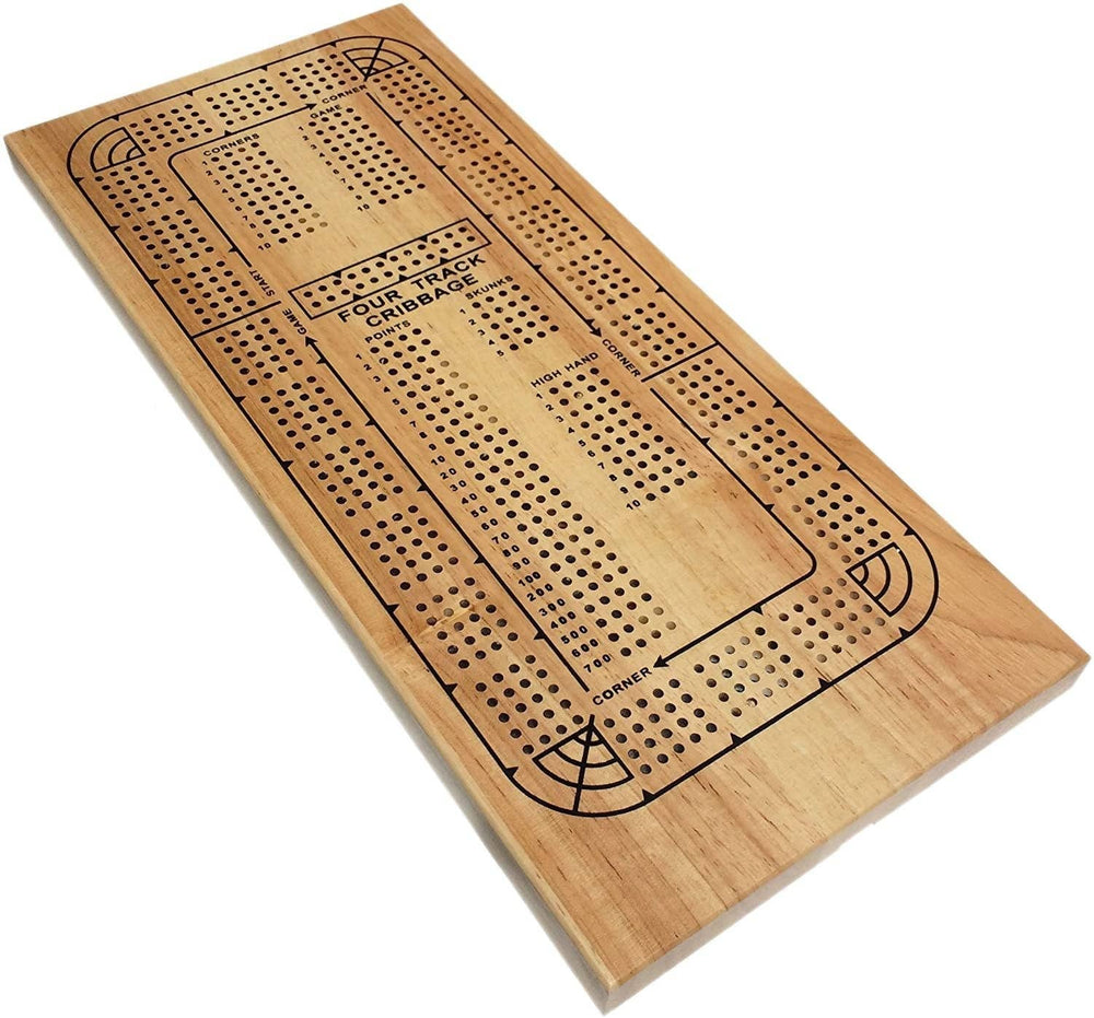 Classic Cribbage Set - Solid Wood  4 Track