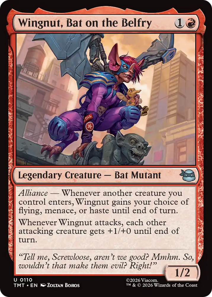 Wingnut, Bat on the Belfry [Teenage Mutant Ninja Turtles]
