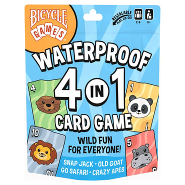 Waterproof 4 in 1 Card Games