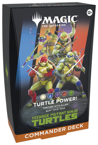 Teenage Mutant Ninja Turtles Commander Deck - Turtle Power