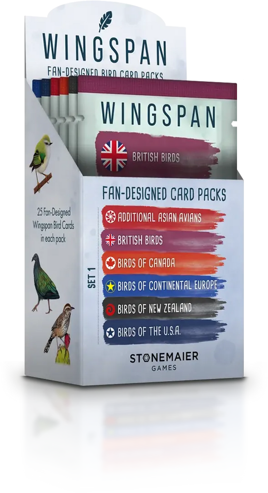 Wingspan: Fan-Designed Card Packs