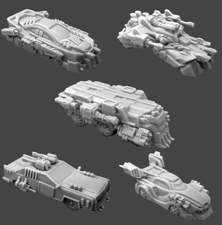 Car Wars Sixth Edition Miniatures Set 2