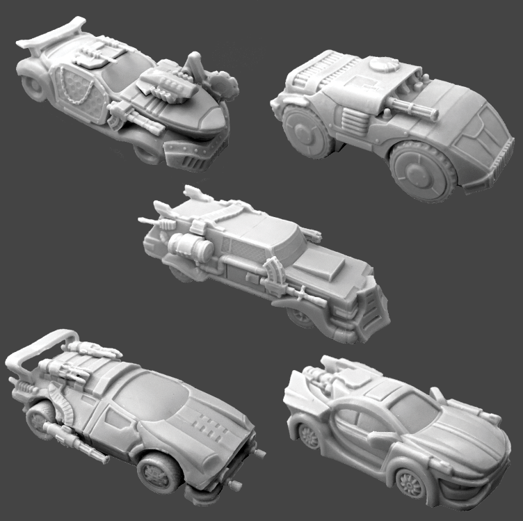 Car Wars Sixth Edition Miniatures Set 4