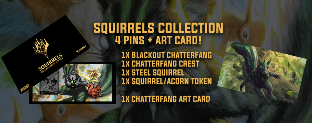 Magic: The Gathering - The Sqirrels Collection AR Pin Set