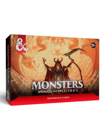 D&D: Monster Reference Cards: Animals and NPCs