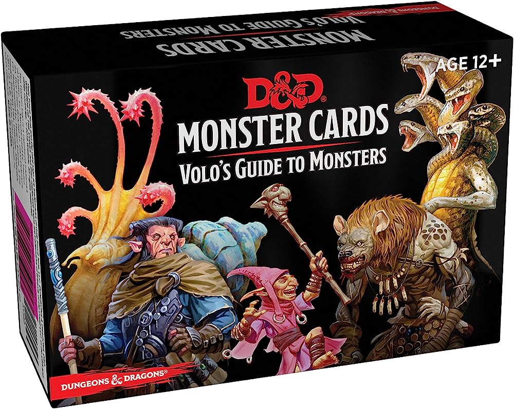Dungeons & Dragons RPG: Monster Cards Volo's Guide To Monsters