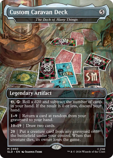 Custom Caravan Deck - The Deck of Many Things [Secret Lair Drop Series]