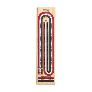Bicycle 3 Track Cribbage Board