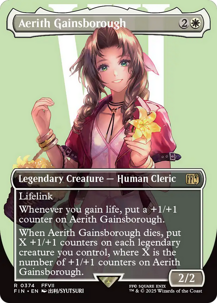 Aerith Gainsborough (Borderless) [FINAL FANTASY]